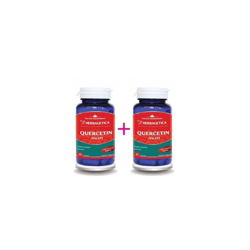 HERBAGETICA Quercetin + D3-vitamin 30+30 kapszula