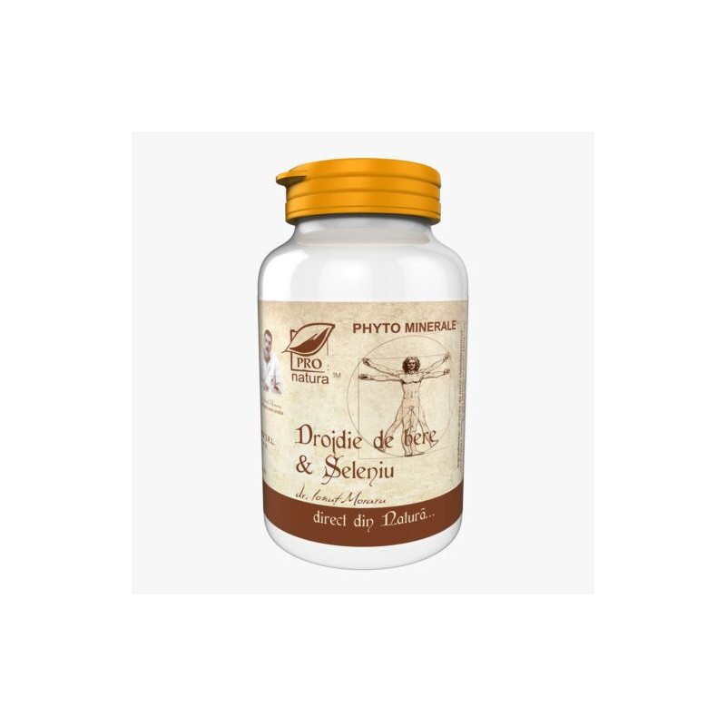 PRO NATURA Drojdie de bere Seleniu 60cps