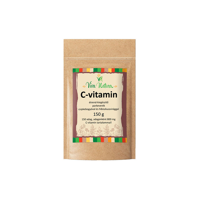 C-vitamin por BIO hibiszkuszvirággal és csipkebogyóval 150g
