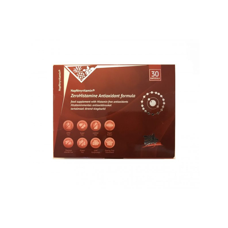 Napfényvitamin ZeroHistamin Antioxidáns Formula 30 db