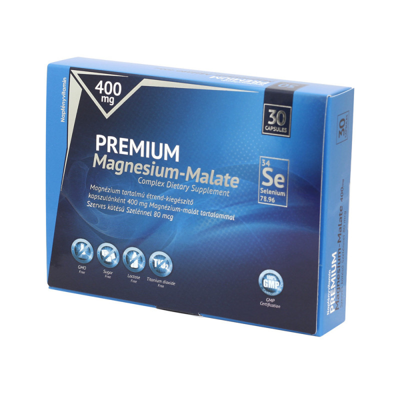 NapfényPremium Malat de magneziu 400 mg cu seleniu organic 80 mcg