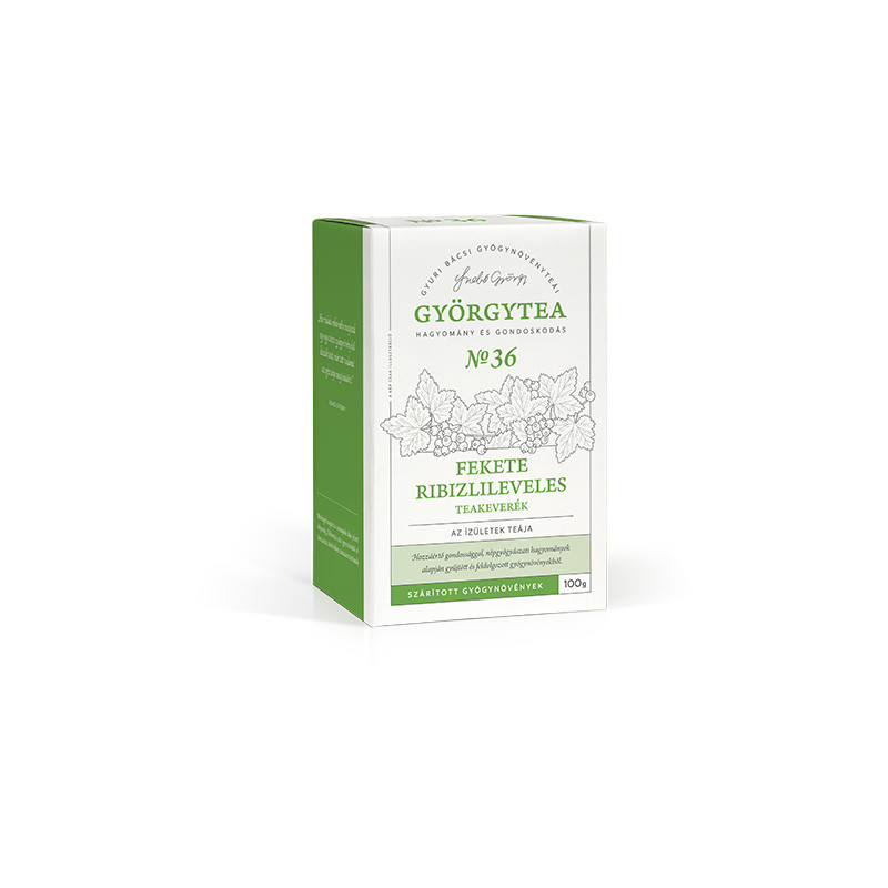 Györgytea Nr.36. Fekete ribizlileveles teakeverék 100g (Az ízületek teája)