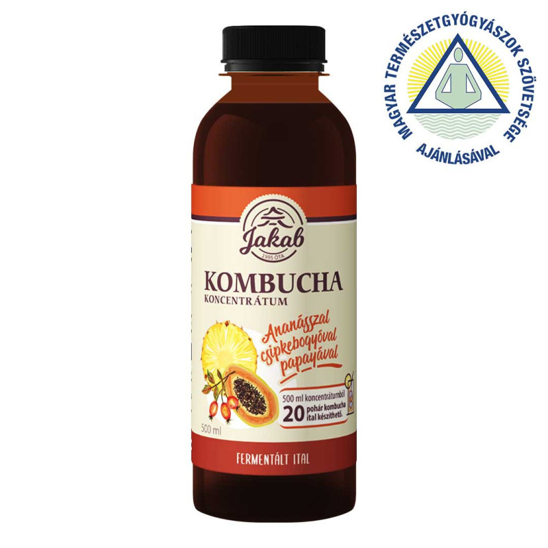 Concentrat Kombucha "C" cu papaya ananas și măceșe (500 ml)