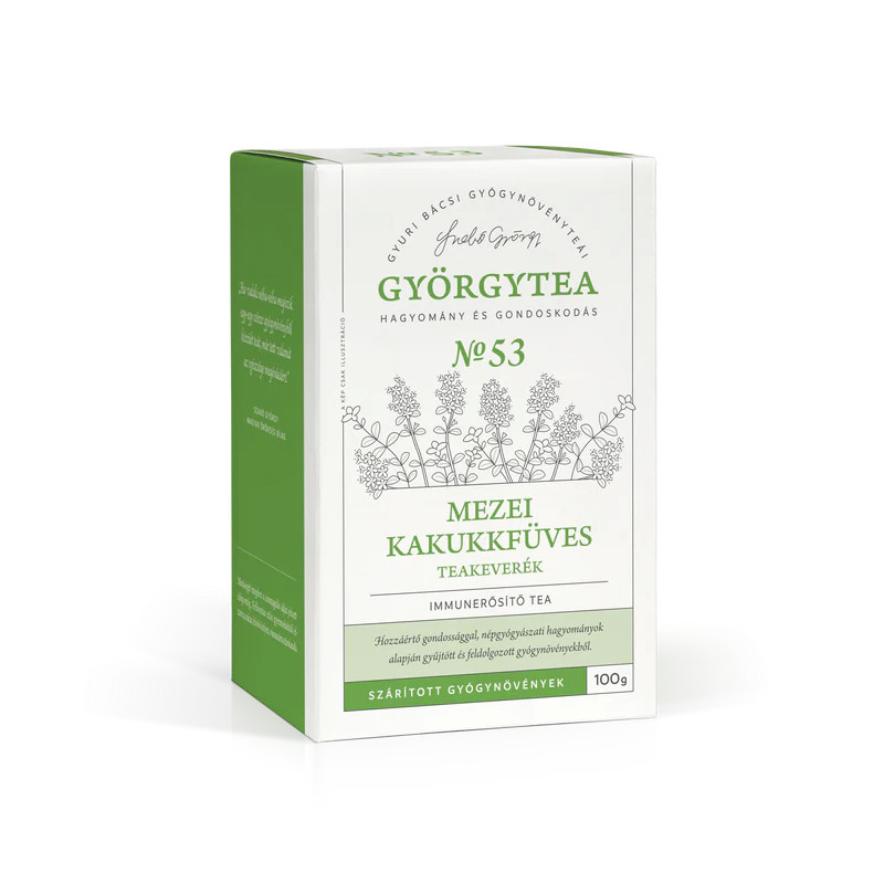 GYÖRGYTEA Nr.53. Mezei kakukkfüves teakeverék 100g (Immunerősítő tea)
