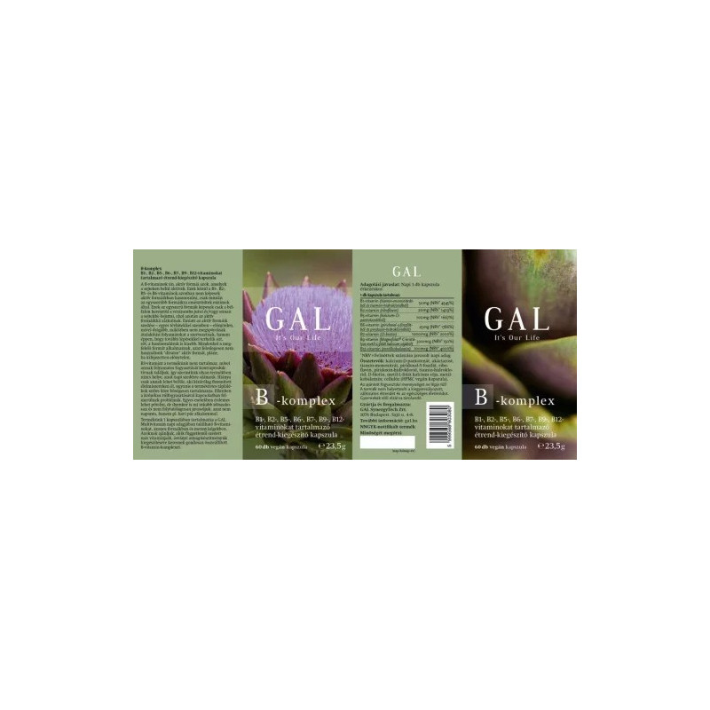 GAL B-complex 60 capsule vegane