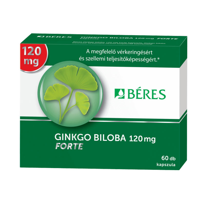 Béres Ginkgo Biloba 120 mg FORTE capsule