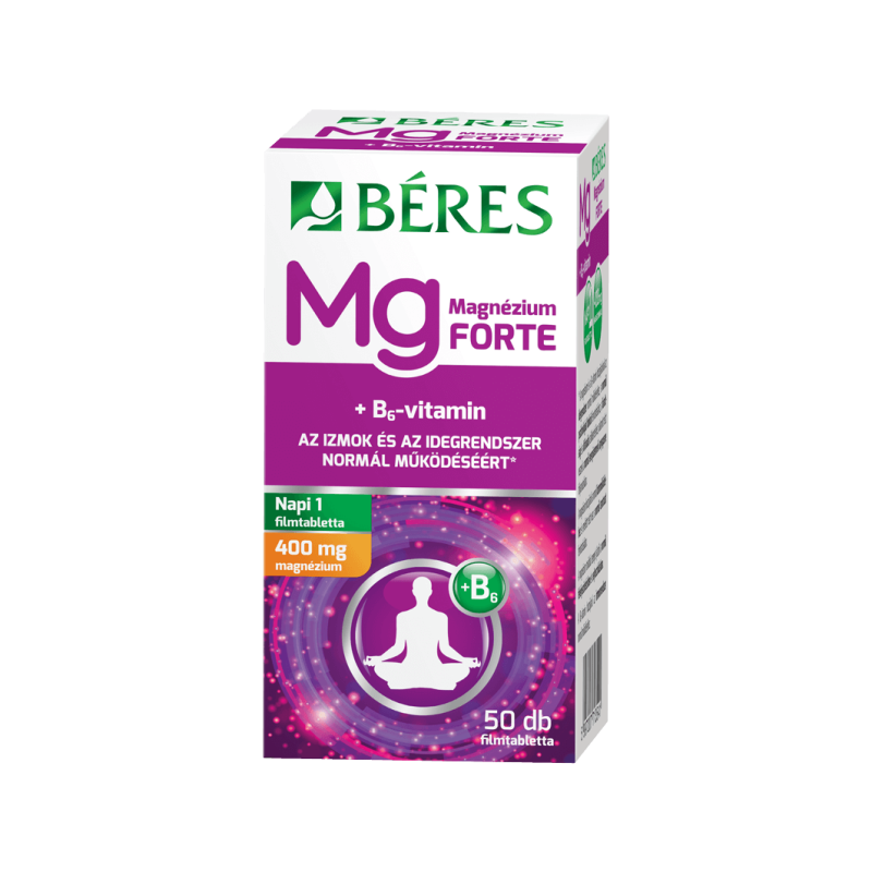 Béres Magneziu 400 mg + B6 Forte comprimate filmate