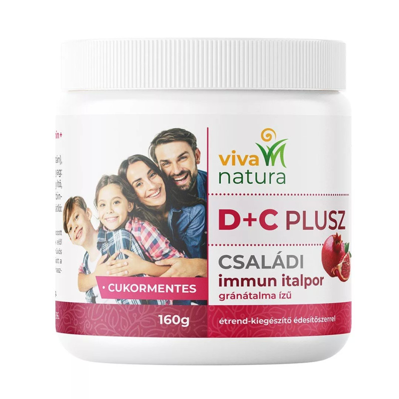D+C plusz étrend-kiegészítő italpor (160 g)