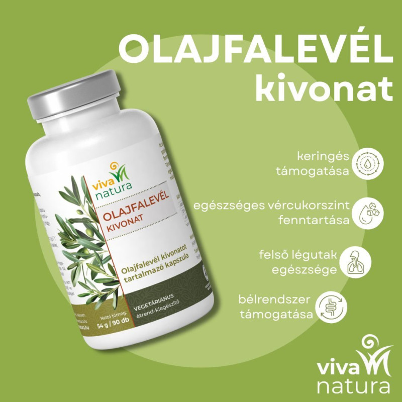 Olajfalevél kivonat – 90 db kapszula