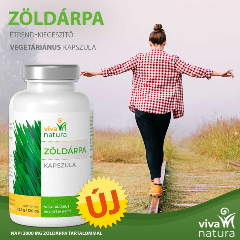 Iarbă de orz, 120 capsule