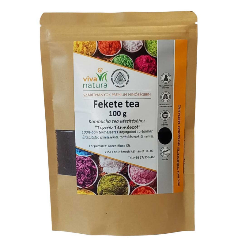 Ceai negru pentru prepararea ceaiului Kombucha (100 g)
