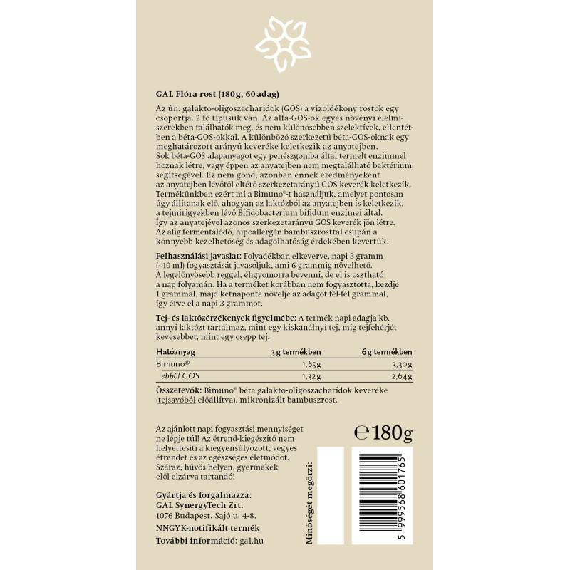 GAL Flora fibre (180 g, 60 doze)