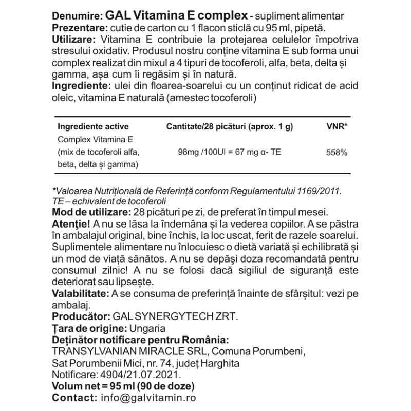 GAL Complex Vitamina E