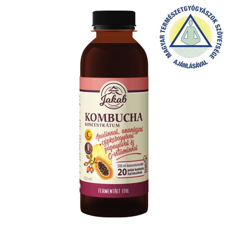 Kombucha koncentrátum echinacea purpurea kivonattal és C-vitaminnal (500 ml)