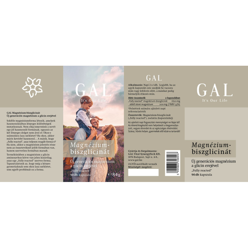 GAL Magneziu Bisglicinat - 90 caps.
