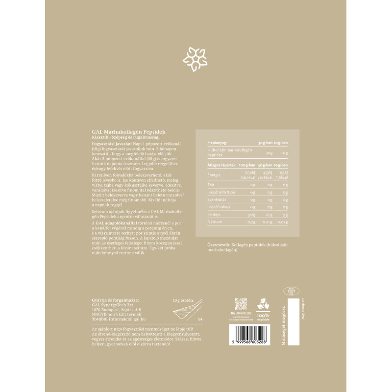 GAL Marhakollagén peptidek- 300gr