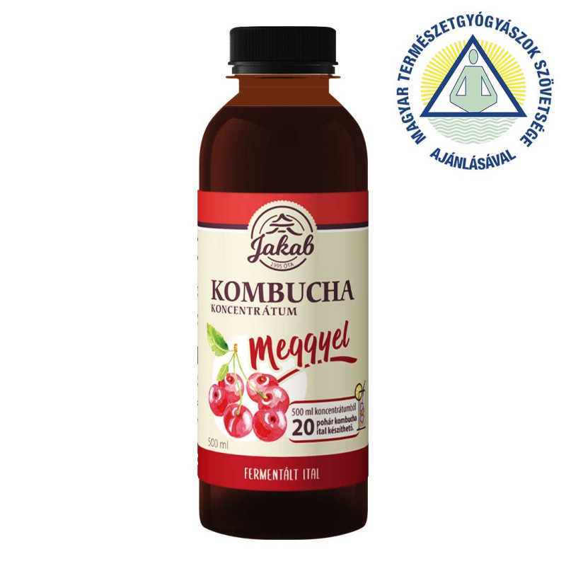 Kombucha koncentrátum meggyel (500 ml)