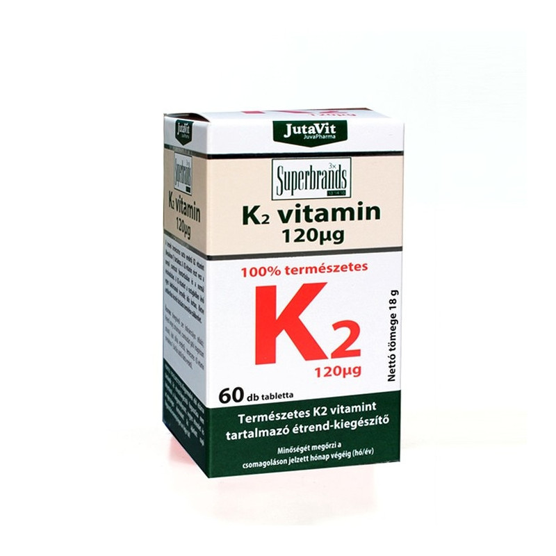 JUTAVIT 100% NATURAL K2 120 ug 60TB