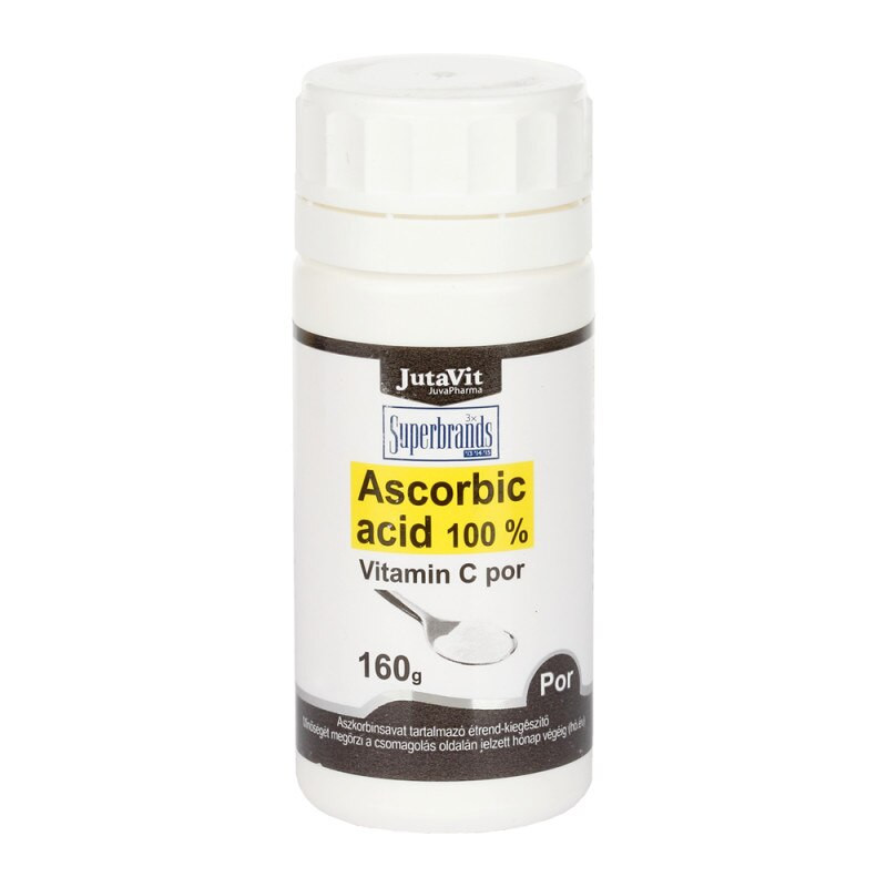 JUTAVIT ASCORBIC ACID 100%(VITAMINA C| PULBERE) 160 GR