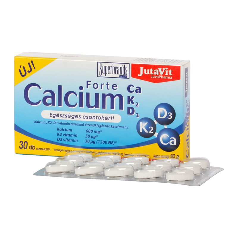 JUTAVIT CALCIU FORTE CaK2D3 30CP FILMATE