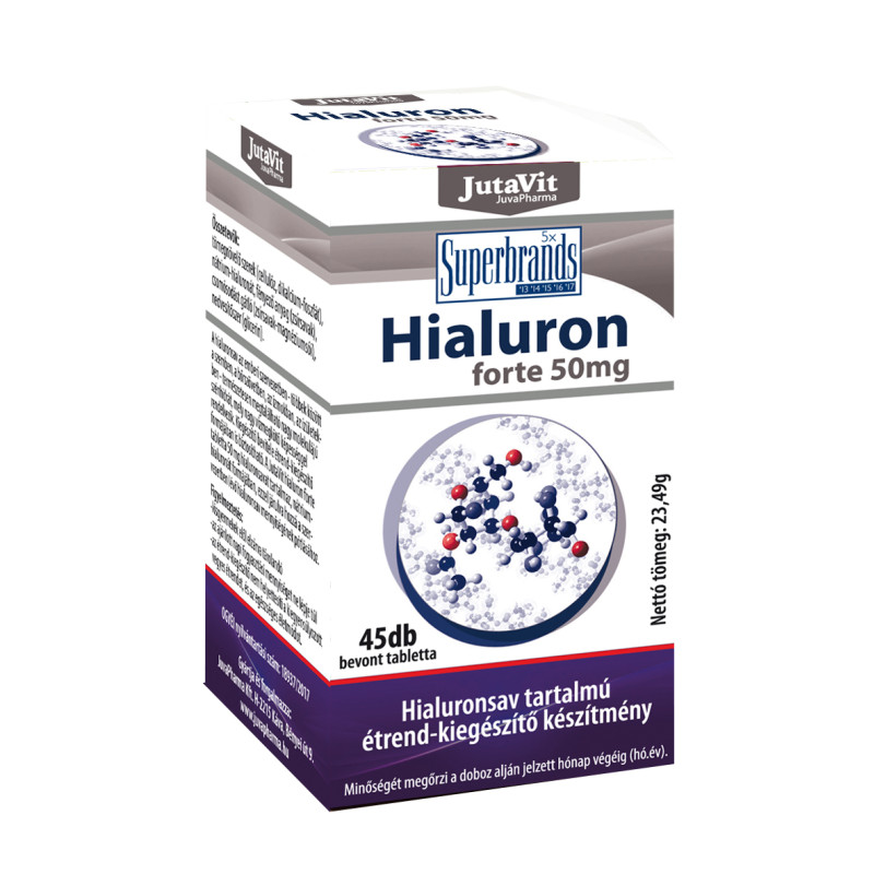 JUTAVIT HIALURON FORTE 50MG 45 BUC/CUT