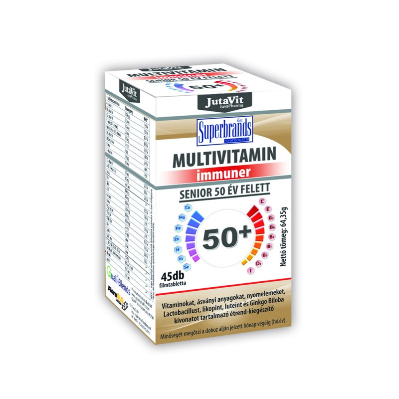 JUTAVIT MULTIVITAMINE 50+ 45TB/CUT