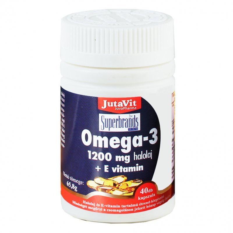 JUTAVIT OMEGA 3 ULEI DE PESTE 1200MG +| VITAMINA E 40CPS