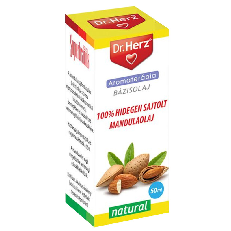 DR Herz Mandulaolaj 100% hidegen sajtolt 50ml