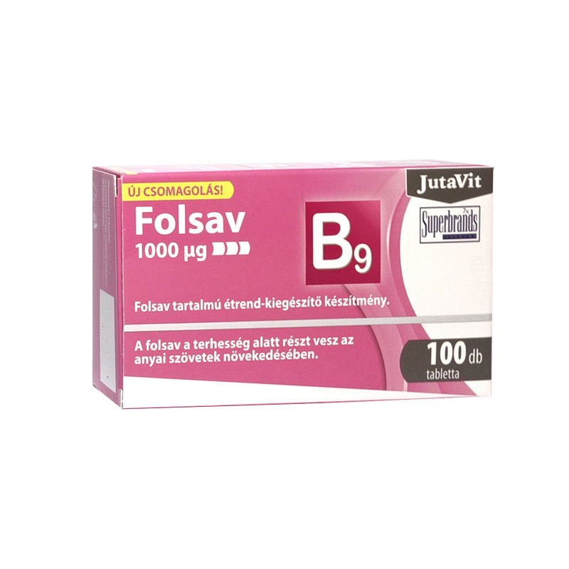 JUTAVIT ACID FOLIC 1000mg 100TB