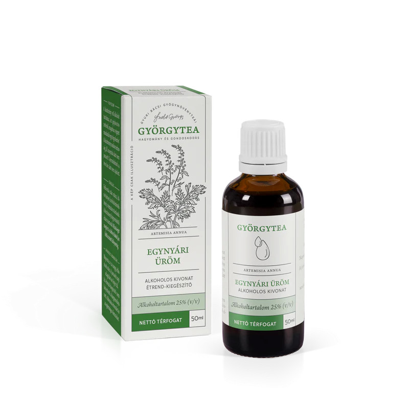 GYÖRGYTEA Egynyári üröm alkoholos kivonat 50 ml