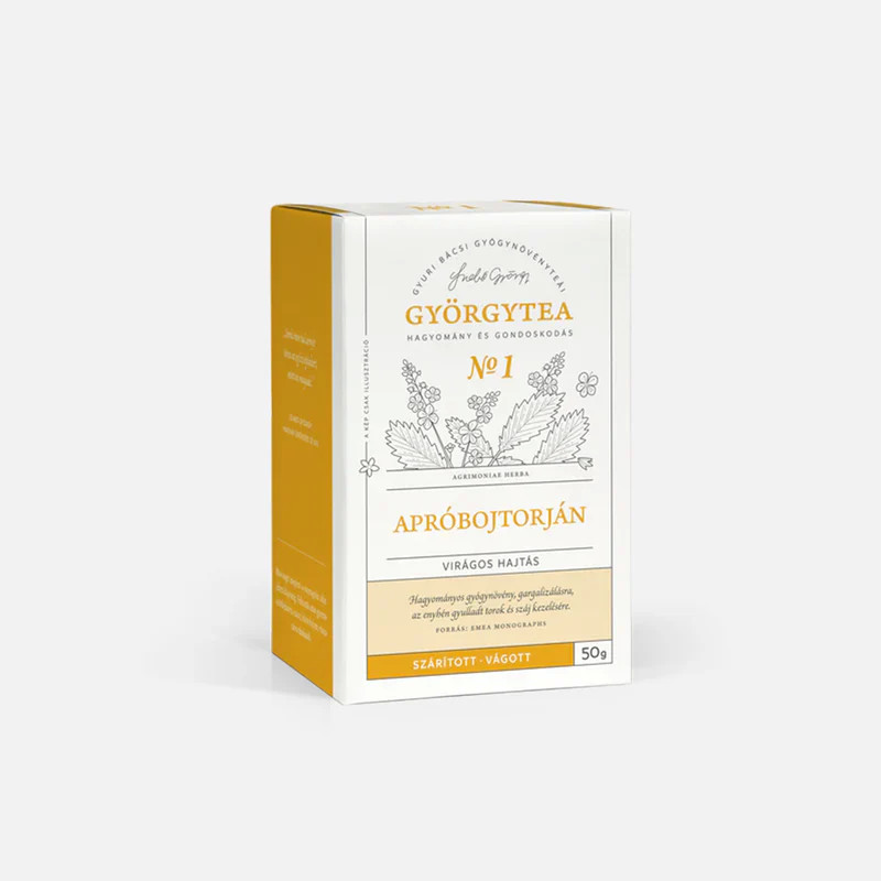 GYÖRGYTEA Nr.01. Apróbojtorján virágos hajtásvég 50g