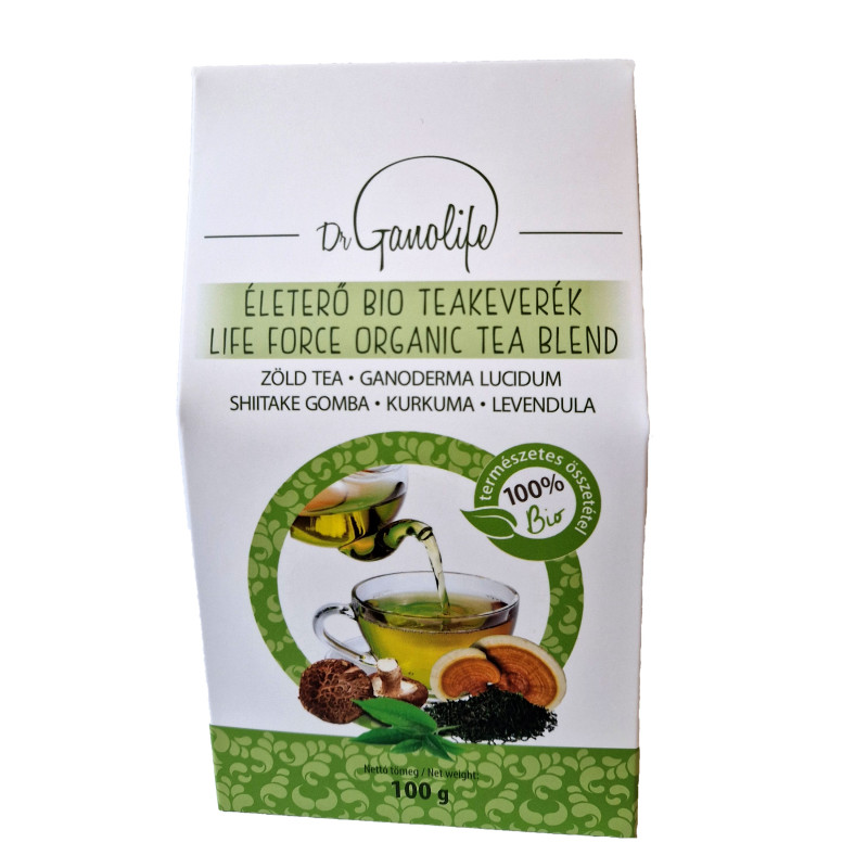 Dr Ganolife - Amestec de ceai BIO Vitality cu Ganoderma si Shiitake 100g