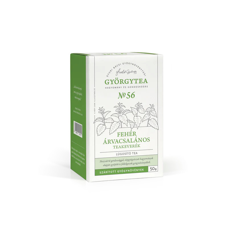 GYÖRGYTEA Nr.56. Amestec de ceai de panselute albe (ceai alcalinizant) 50g
