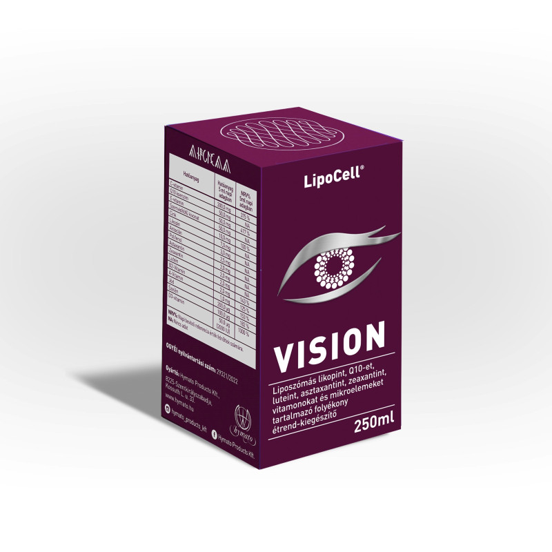 LipoCell Vision - supliment lipozomal pentru susținerea vederii 250ml