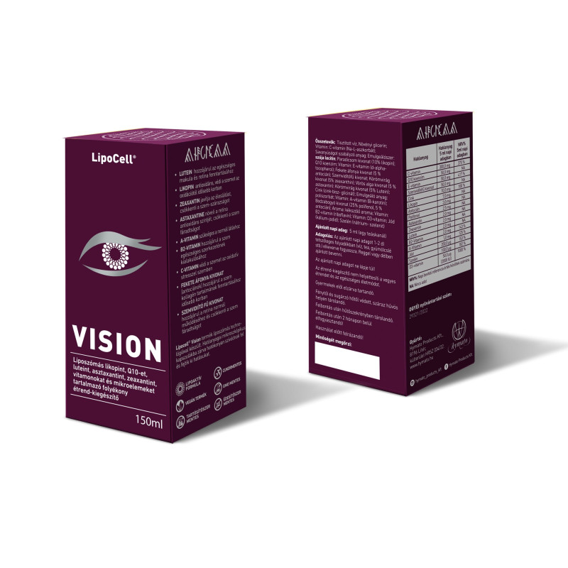 LipoCell Vision liposzómás étrend-kiegészítő, 150 ml, Hymato