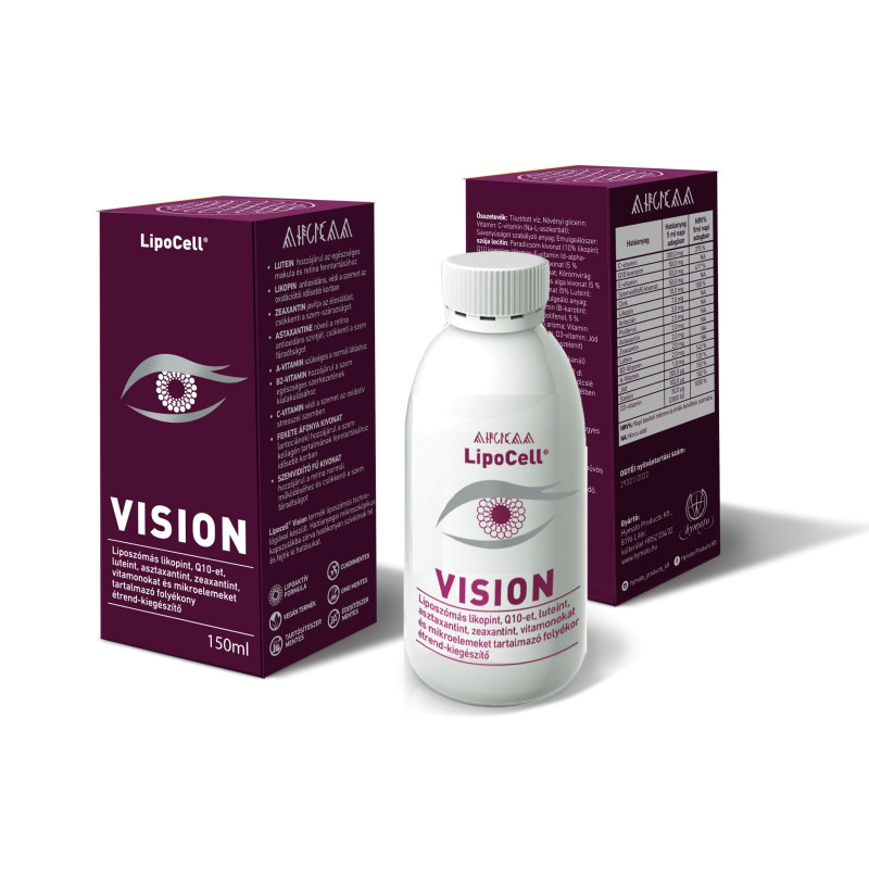 LipoCell Vision liposzómás étrend-kiegészítő, 150 ml, Hymato