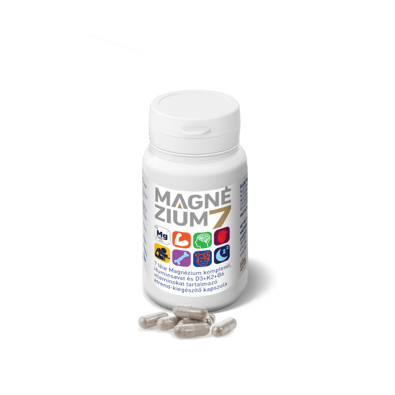 Magneziu 7 – supliment alimentar în capsule (60 buc.) – Hymato