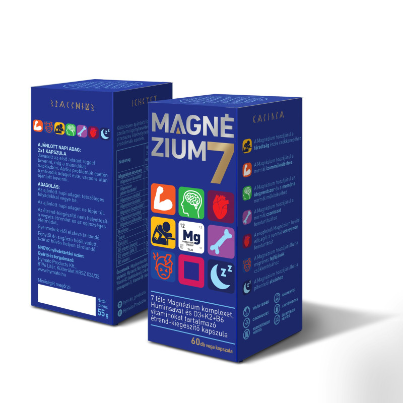 Magneziu 7 – supliment alimentar în capsule (60 buc.) – Hymato