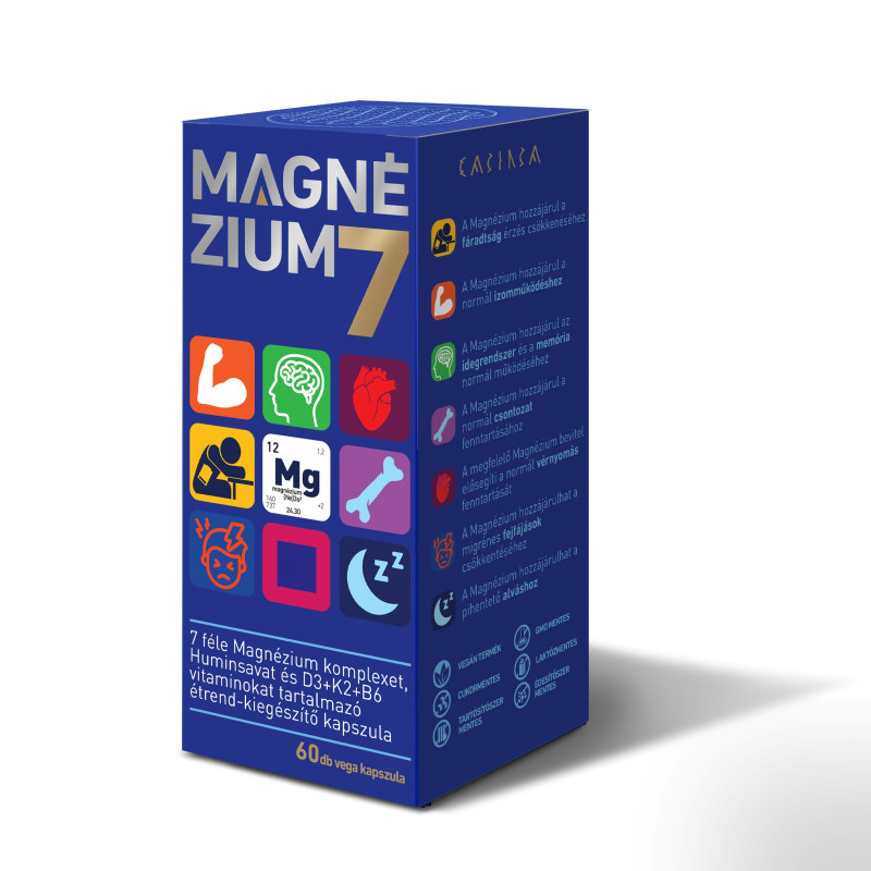 Magneziu 7 – supliment alimentar în capsule (60 buc.) – Hymato