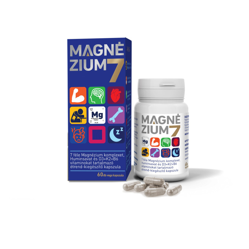 Magneziu 7 – supliment alimentar în capsule (60 buc.) – Hymato