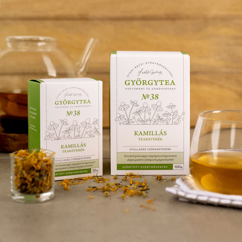 Nr.38. Kamillás teakeverék 100g (Gyulladás csökkentésére)