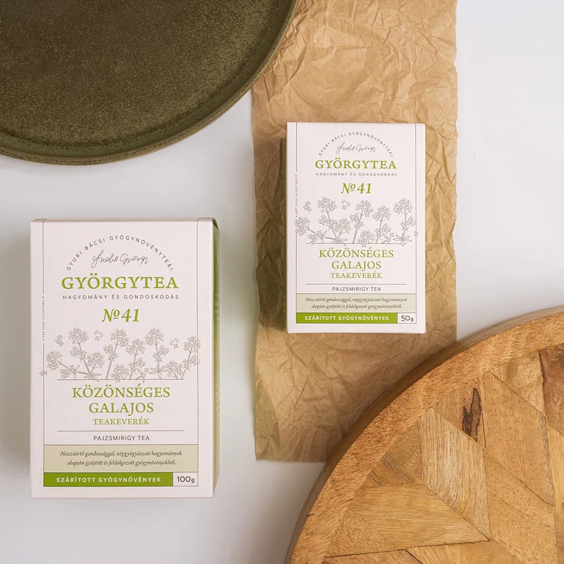 Györgytea Nr.41. Amestec de ceai cu sânziană albă 50g (Ceai pentru glanda tiroidă)
