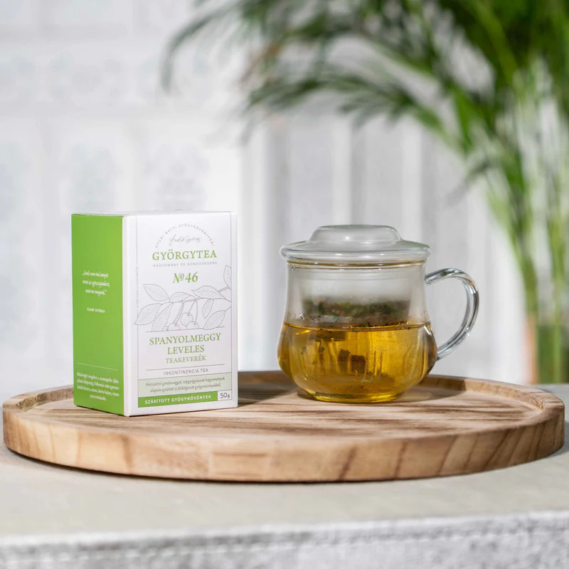 Györgytea Nr.46. Spanyolmeggy leveles teakev. 50g (Inkontinencia teakeverék)