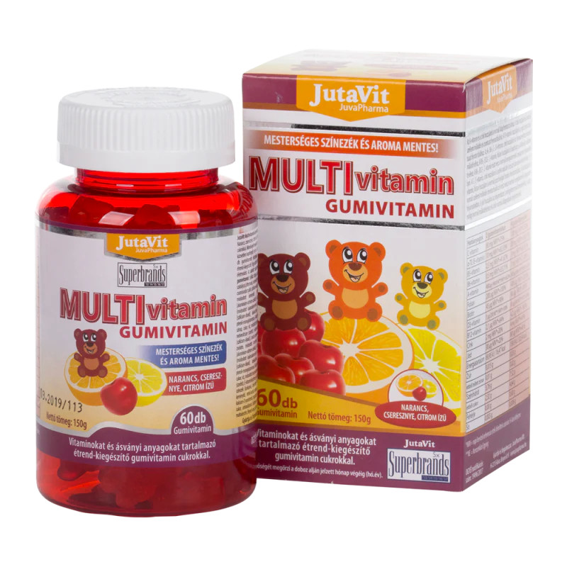 JutaVit Multivitamin gumivitamin 60 db