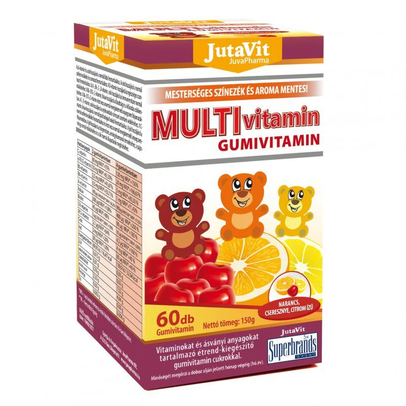 JutaVit MULTIVITAMINĂ GUMATĂ 60 ursulete