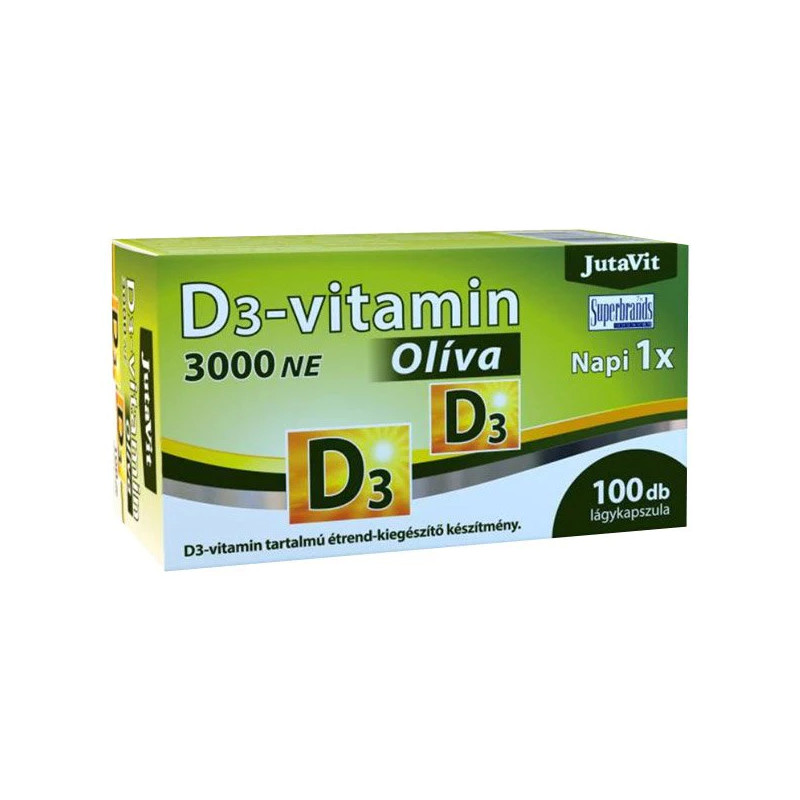 Jutavit D3-Vitamina 3000NE Olive 100buc