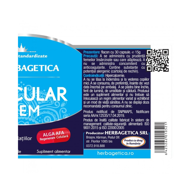 HERBAGETICA ARTICULAR+ STEM Capsule Vegetale 30 capsule