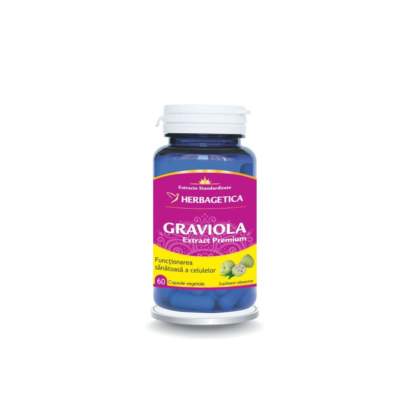 HERBAGETICA GRAVIOLA Extract Pur 60 capsule vegetale