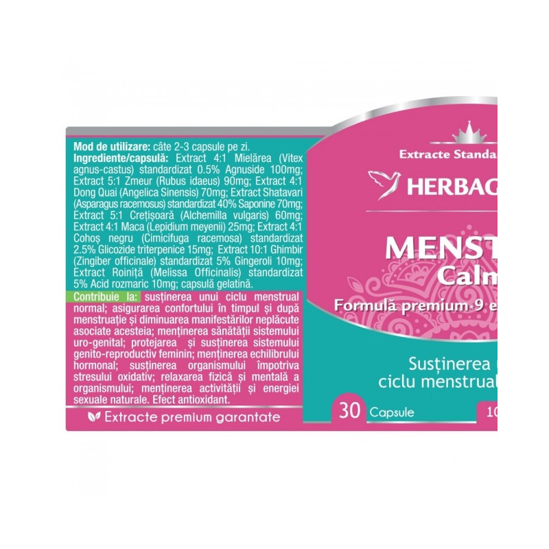 Menstrocalm Herbagetica 30 kapszula