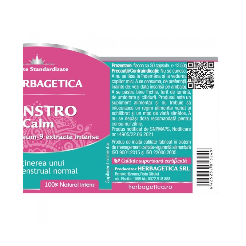 Menstrocalm Herbagetica 30 kapszula